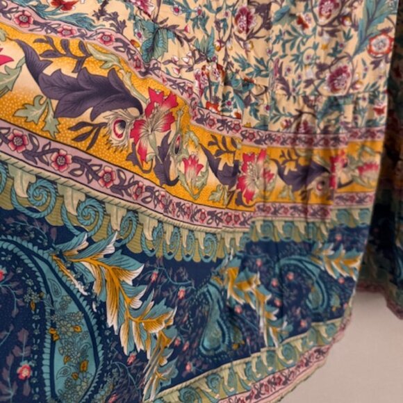 Falda Maxi Boho Floral de Verano (Boho Floral Summer Maxi Skirt) - Picture 4 of 8